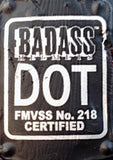 BADASS Trooper Smallest DOT Certified Motorcycle Helmet