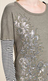 Shell & Stone Print Long Sleeve Shirt