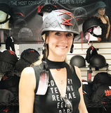 BADASS Fit 2B Tied Helmet Smallest DOT Certified Motorcycle Helmet