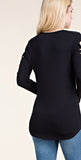 Born to be Free Shirt with Laser Cut Long Sleeves
