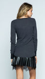 Rebel Rock Extra Soft Waffle Knit Long Sleeve