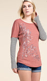 Shell & Stone Print Long Sleeve Shirt