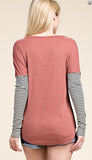 Shell & Stone Print Long Sleeve Shirt