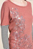 Shell & Stone Print Long Sleeve Shirt