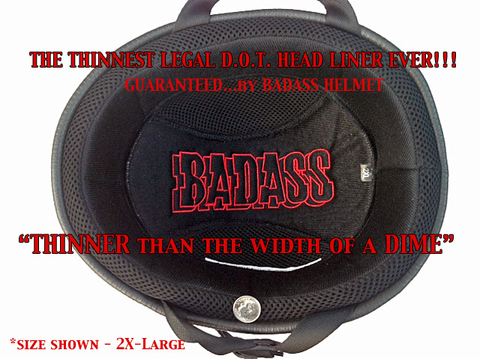 bad boy motorcycle helmets BADASS Bare Bones Smallest DOT Certified Motorcycle Helmet – Route 32 Riding Gear