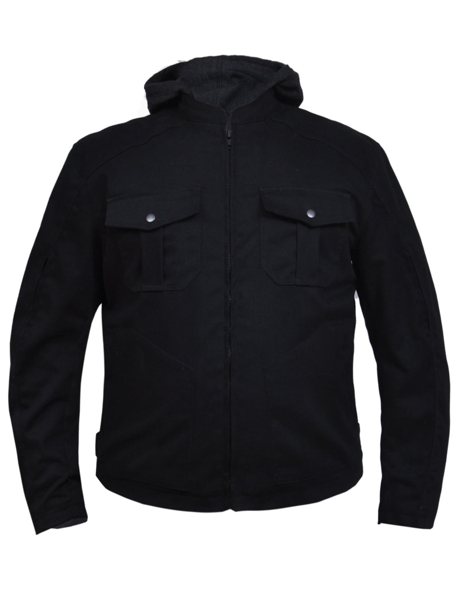 Route 32 Heavy Twill Jacket with removable Hoody – Route 32 Riding Gear