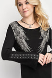 Wings Over Lace Shirt